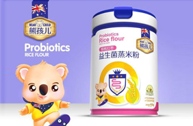 熊孩兒益生菌蒸米粉