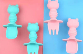 盟寶新款硅膠叉勺