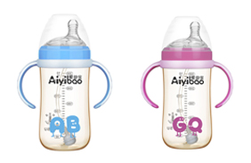 愛益寶中廣口偏離心奶瓶