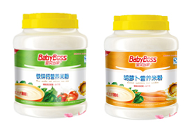 寶貝當(dāng)家營養(yǎng)米粉800克透明桶裝