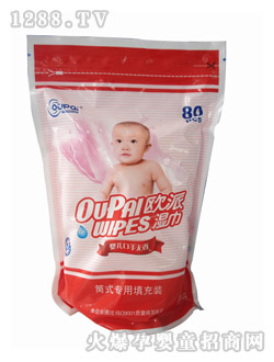 歐派80片補(bǔ)充裝濕巾