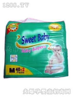 靜潔嬰兒紙尿褲中號40加2