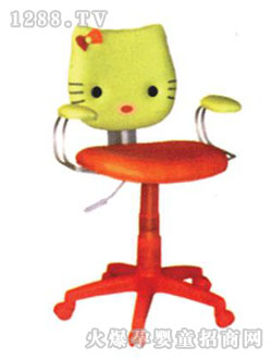 小貝蕾可愛(ài)貓咪兒童理發(fā)椅