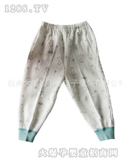 哆啦小貝嬰兒?jiǎn)螚l褲