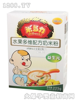 米多力水果多維配方奶米粉盒裝
