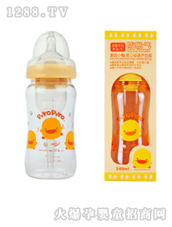 防脹氣葫蘆奶瓶寬口徑