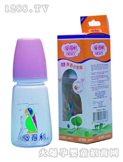 流線(xiàn)型彩色小奶瓶A04-B