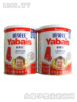 雅貝氏智育樂4段兒童成長奶粉