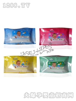 舒爾潔嬰兒濕巾4包