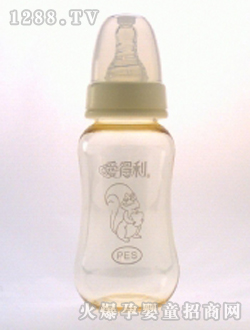 實(shí)感PES奶瓶180mL松鼠