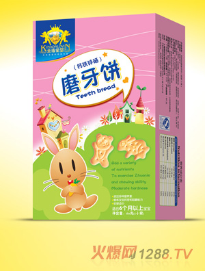 金盾愛(ài)嬰鈣鐵鋅硒磨牙餅