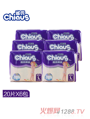 雀氏超柔瞬吸嬰兒紙尿褲L120片