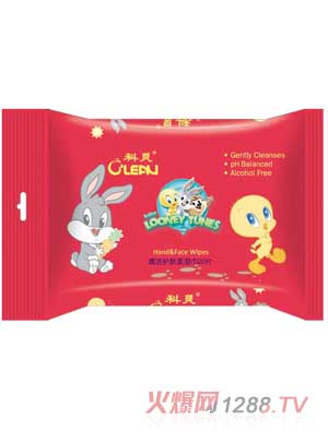 科靈清潔護膚柔濕巾