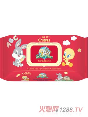 科靈清潔護膚柔濕巾80片