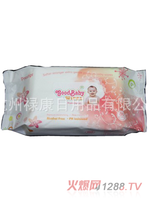 80片無(wú)酒精嬰兒濕巾