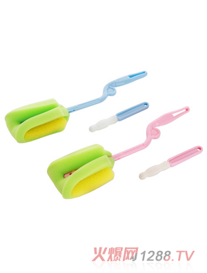 孩兒寶旋轉(zhuǎn)型海綿奶瓶刷