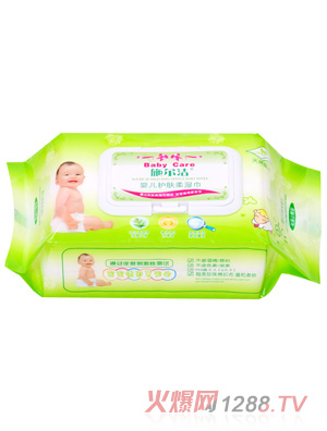 施爾潔嬰兒護膚柔濕巾80抽裝