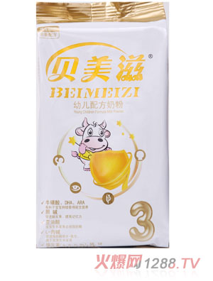 貝美滋幼兒配方奶粉3段白色袋裝