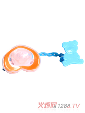 可愛(ài)多帶鏈心型安撫玩嘴