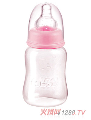 愛樂寶標口PP初生奶瓶120ml粉色