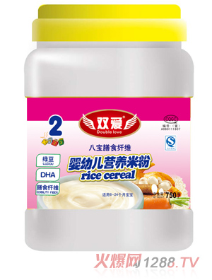 雙愛八寶膳食纖維營養(yǎng)米粉