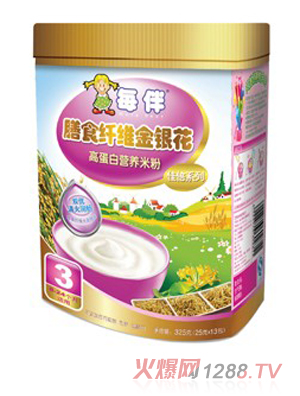 每伴膳食纖維金銀花佳倍米粉（3段）