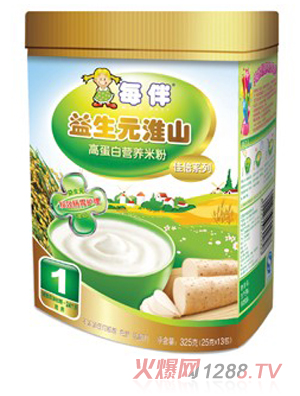 每伴益生元淮山佳倍米粉（1段）