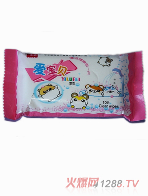 億露飛嬰兒濕巾愛寶貝10片裝
