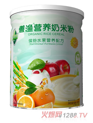 善漁繽紛水果營養(yǎng)奶米粉