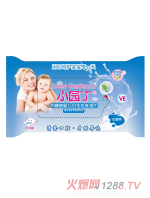 小園丁木糖醇嬰兒口手護(hù)膚濕巾