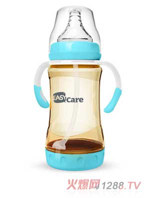 伊斯卡爾240mlPPSU防脹氣自動奶瓶（藍(lán)）