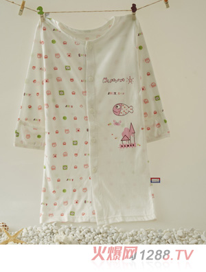 金色小魚麻塞爾纖維單面小魚護(hù)手長袍