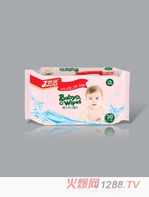 嬌潤紅飄帶30片濕巾
