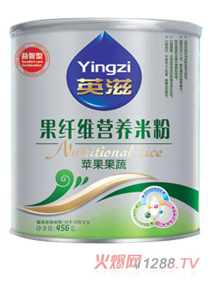 英滋果纖維蘋(píng)果果蔬營(yíng)養(yǎng)米粉456g