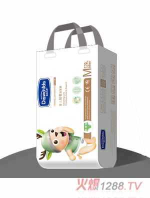 迪世樂(lè)園嬰兒輕奢紙尿褲M 52片