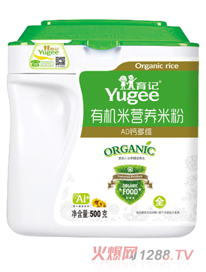 育記有機米營養(yǎng)米粉-AD鈣多維500克