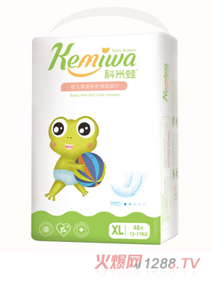 科米蛙嬰兒薄皮膚護(hù)理紙尿片XL