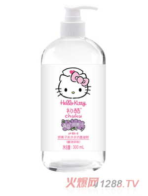 Hello Kitty初酷銀離子免洗手消毒凝膠（植物萃?。?00ml