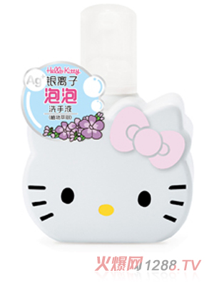 Hello Kitty初酷銀離子泡泡洗手液（植物萃?。?00ml