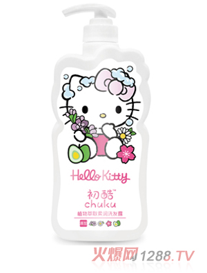 Hello Kitty初酷植物萃取柔潤(rùn)洗發(fā)露 400ml