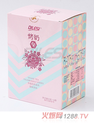 迪樂(lè)斯52g手搖奶茶 烤奶味