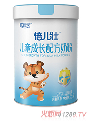 優(yōu)博愛(ài)倍兒壯兒童成長(zhǎng)配方奶粉