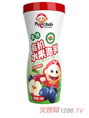 我D小蔡蔡有機水果泡芙（藍莓蘋果味）