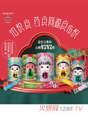 藥食同源食布積益生元果肉山楂軟軟條