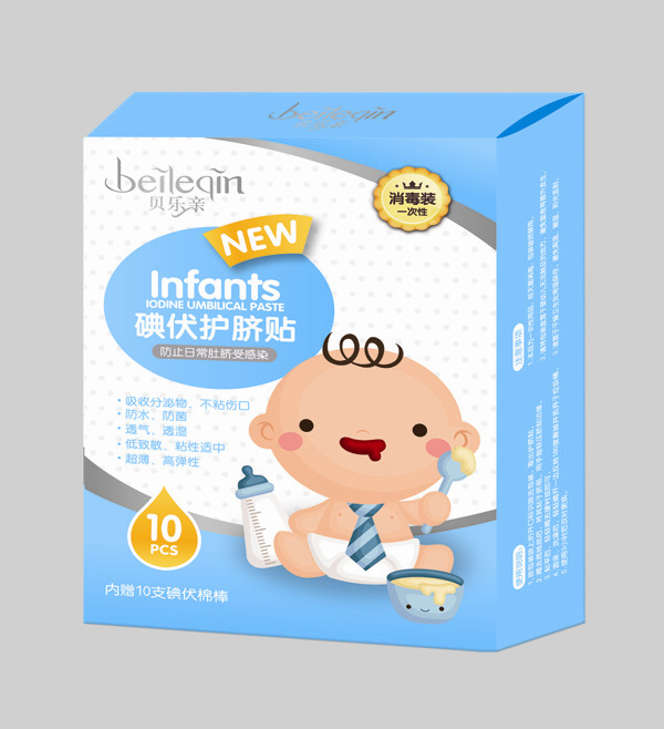 貝樂親碘伏護臍貼