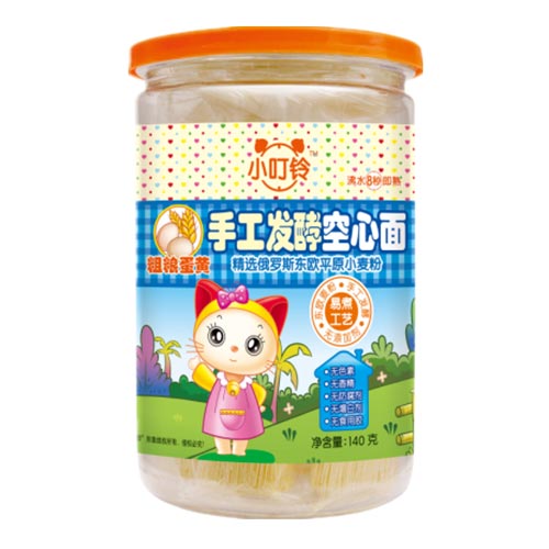 小叮鈴手工發(fā)酵空心面粗糧蛋黃