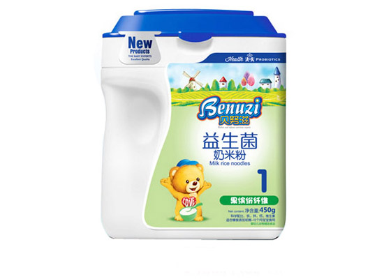 貝努滋果繽紛纖維益生菌奶米粉