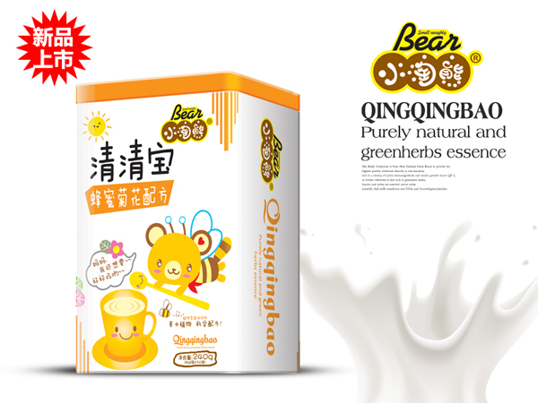 小淘熊蜂蜜菊花清清寶a