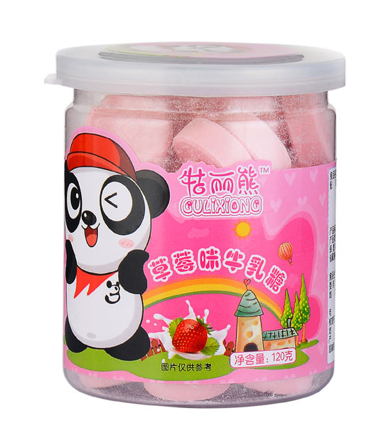 牯麗熊草莓味牛乳糖