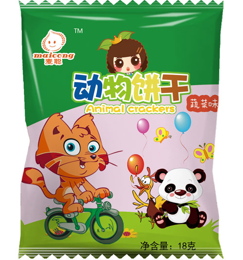 麥聰動物餅干蔬菜味